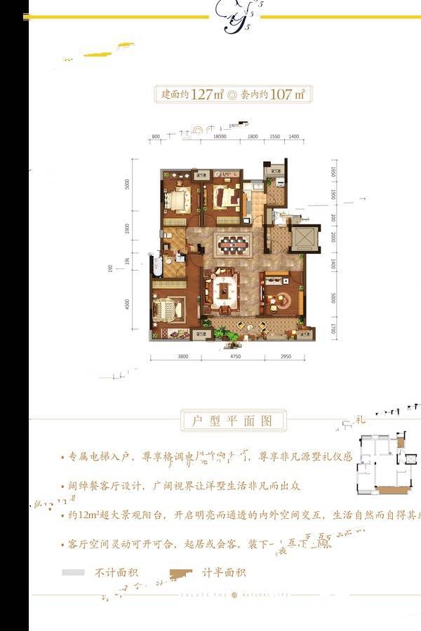 协信敬澜山览山洋墅y5户型图