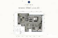 重庆蘭园4室2厅2卫163㎡户型图