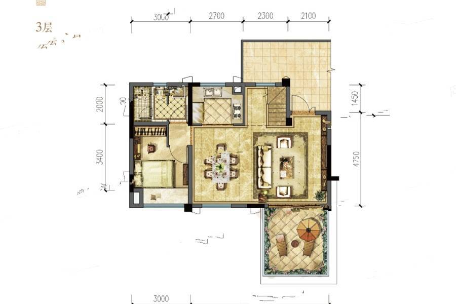 龙湖嘉天下5室3厅4卫162㎡户型图