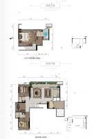 御临府4室2厅2卫148㎡户型图