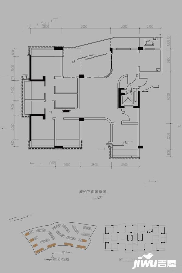 龙湖九里峰景4室2厅2卫户型图