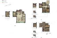 保利大国璟4室3厅3卫154㎡户型图