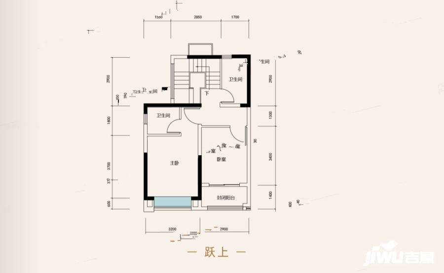 恒大轨道时代4室2厅2卫165.9㎡户型图