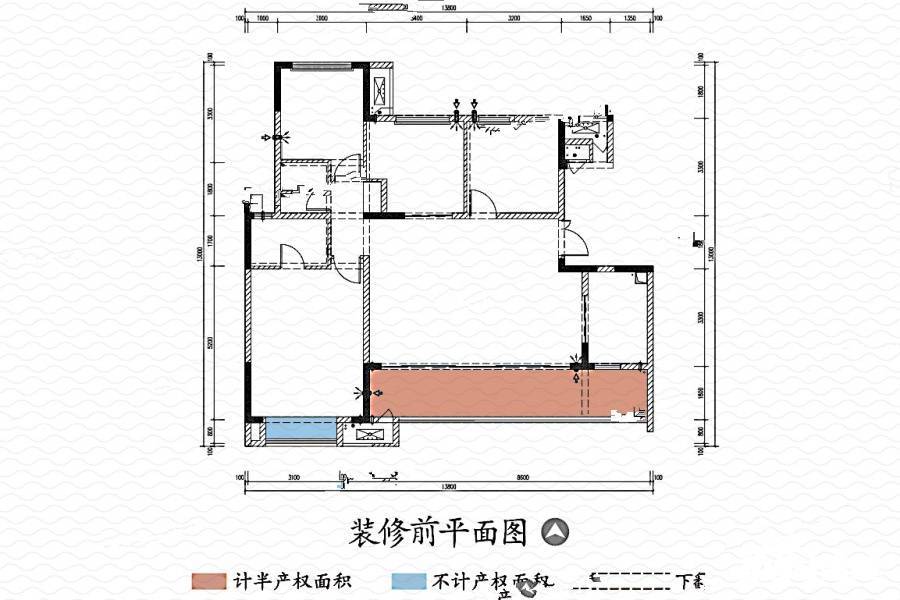 观山御璟4室2厅2卫138.8㎡户型图