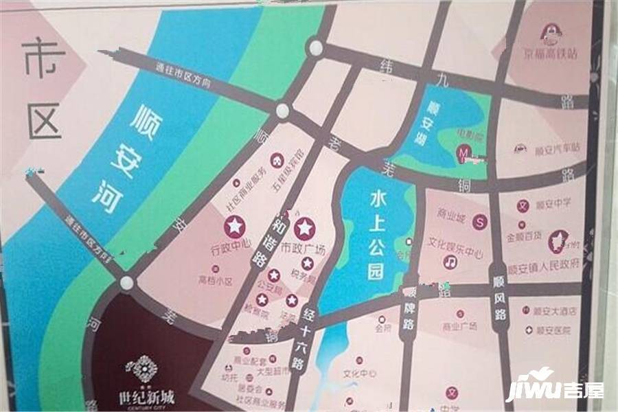 铜冠世纪新城位置交通图