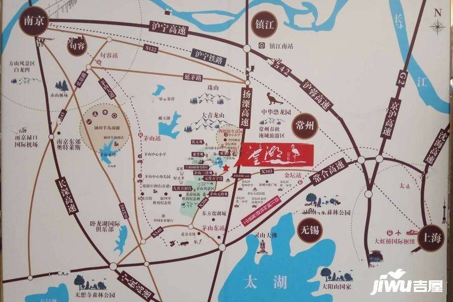 云湖山庄位置交通图