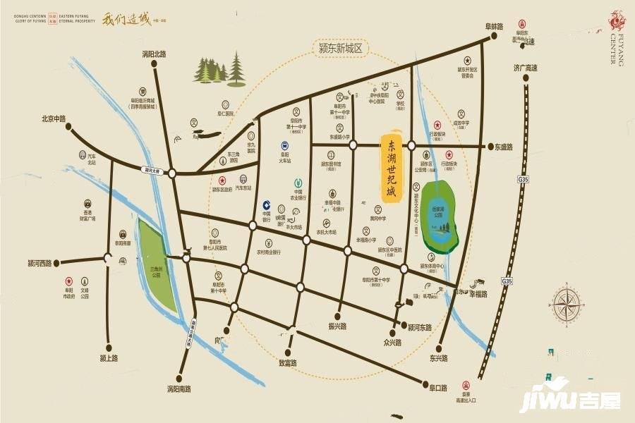 东湖世纪城位置交通图