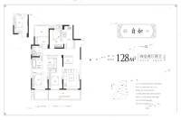 红星国誉府（阜南爱琴海）4室2厅2卫128㎡户型图