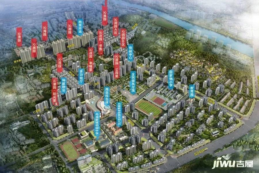 丹霞新城位置交通图图片