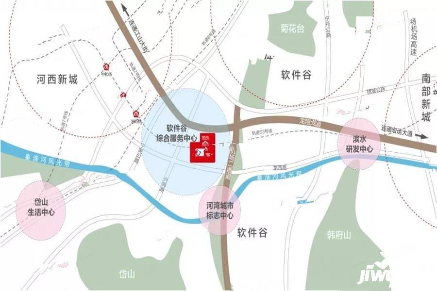 中海城南公馆（商铺）位置交通图图片