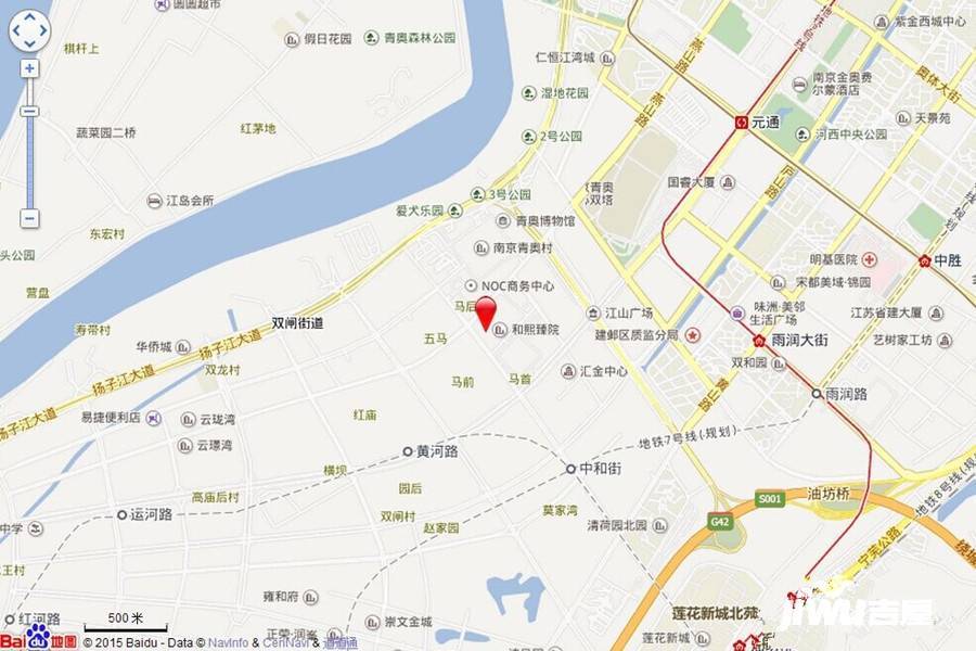 葛洲坝南京中国府位置交通图图片