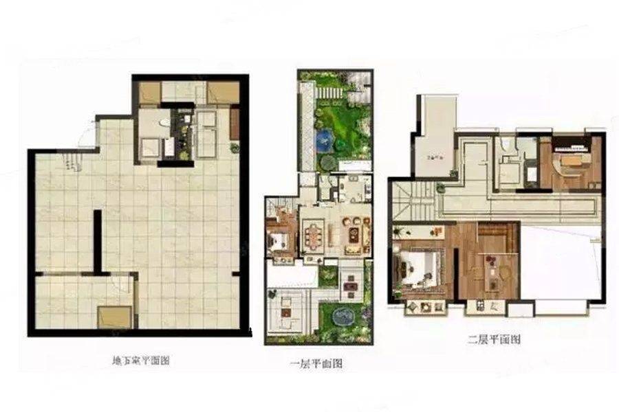 五矿澜悦栖原3室2厅3卫240㎡户型图