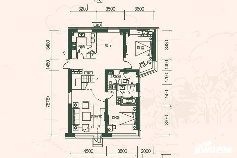 恒大公园大道4室3厅4卫270㎡户型图