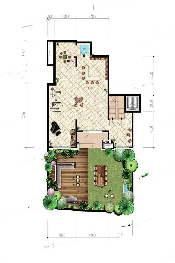 华润纯海岸+3室3厅2卫145㎡户型图