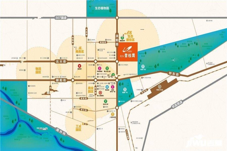寿阳碧桂园位置交通图