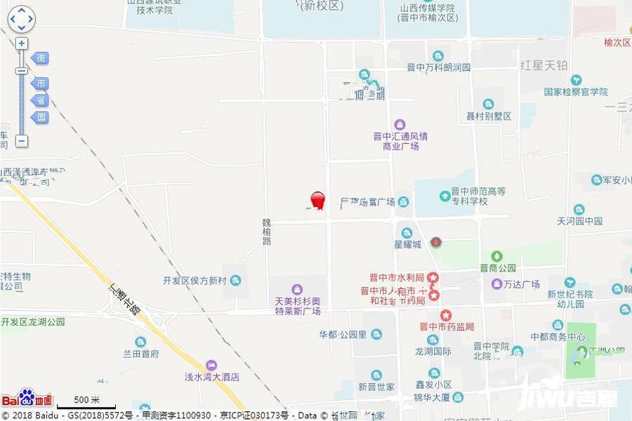 金科博翠天宸位置交通图