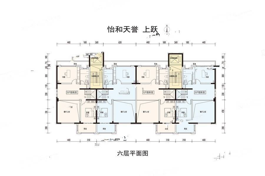 怡和天誉4室2厅2卫175㎡户型图