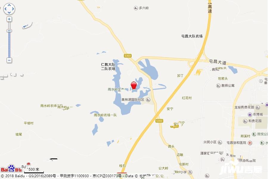 中国城投颐康山水位置交通图