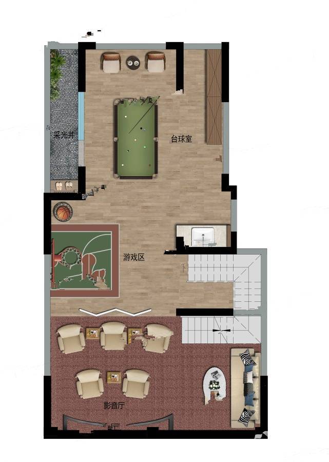 龙湖蠡湖天著4室2厅3卫224㎡户型图