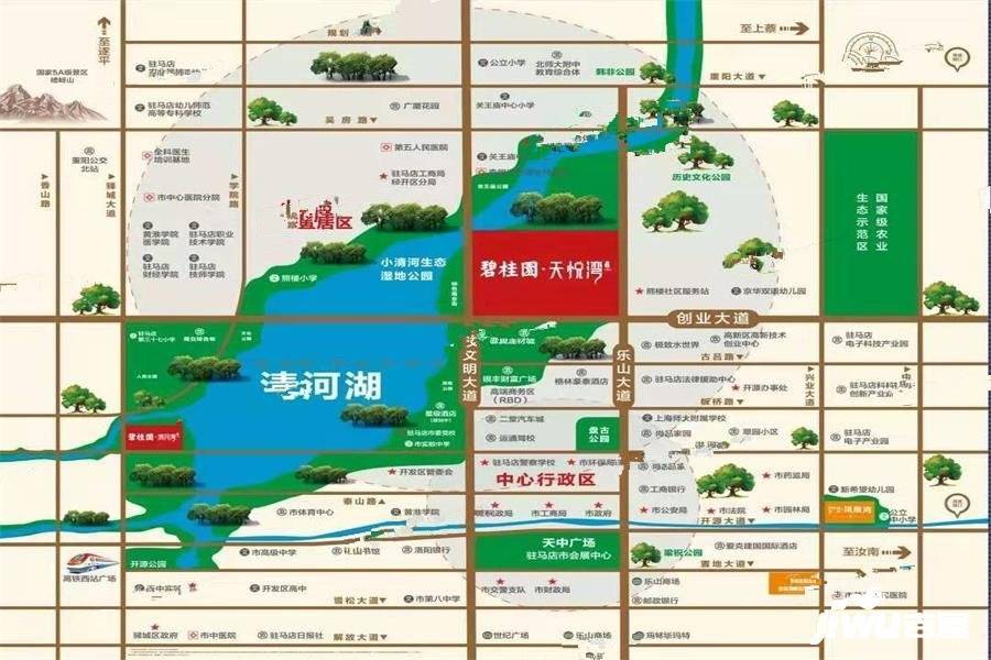 碧桂园天悦湾位置交通图