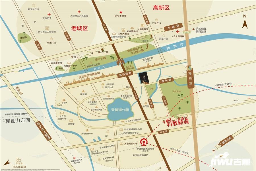 同悦锦园位置交通图