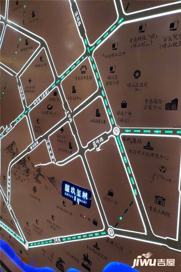 银丰玖玺城珺府位置交通图图片