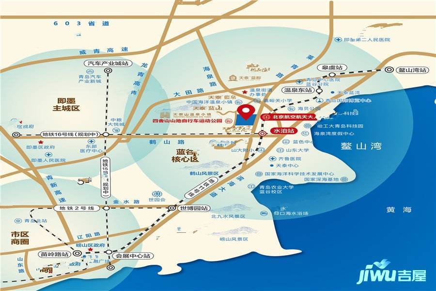 天泰山艺文区位置交通图