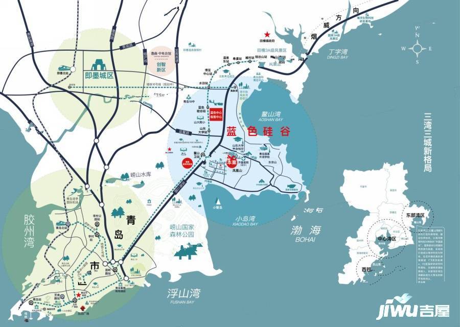 鲁商健康城位置交通图