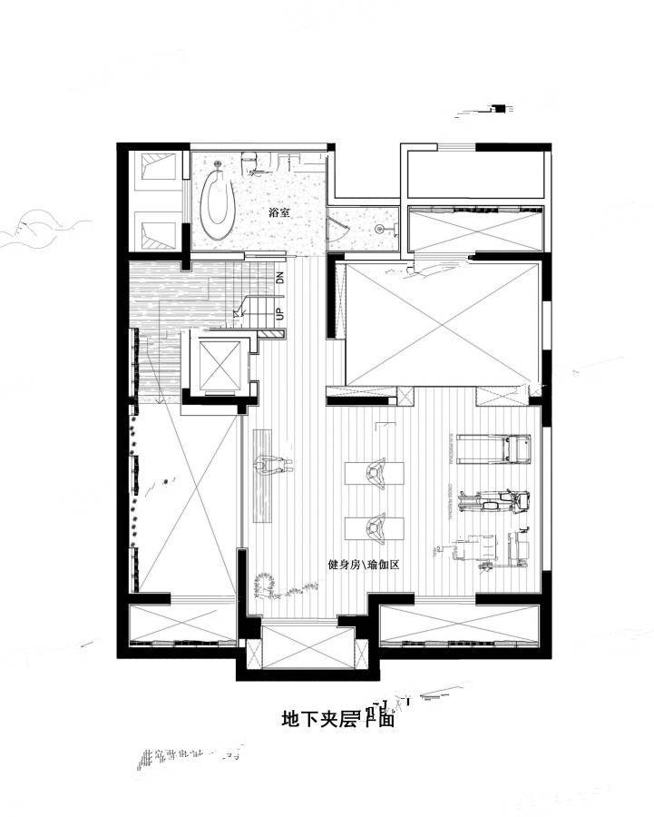 建邦垅锦墅4室2厅4卫274㎡户型图