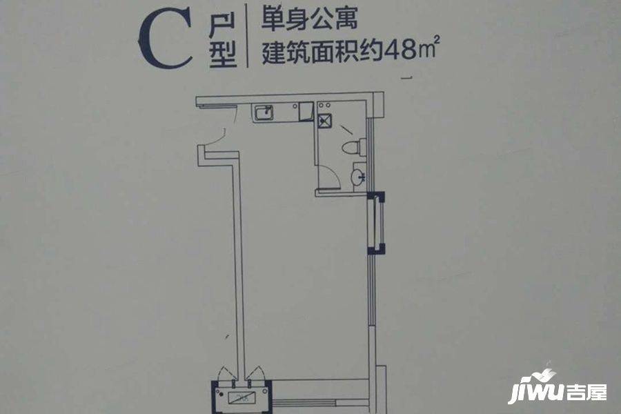 中南中央商务区
                                                            1房1厅1卫
