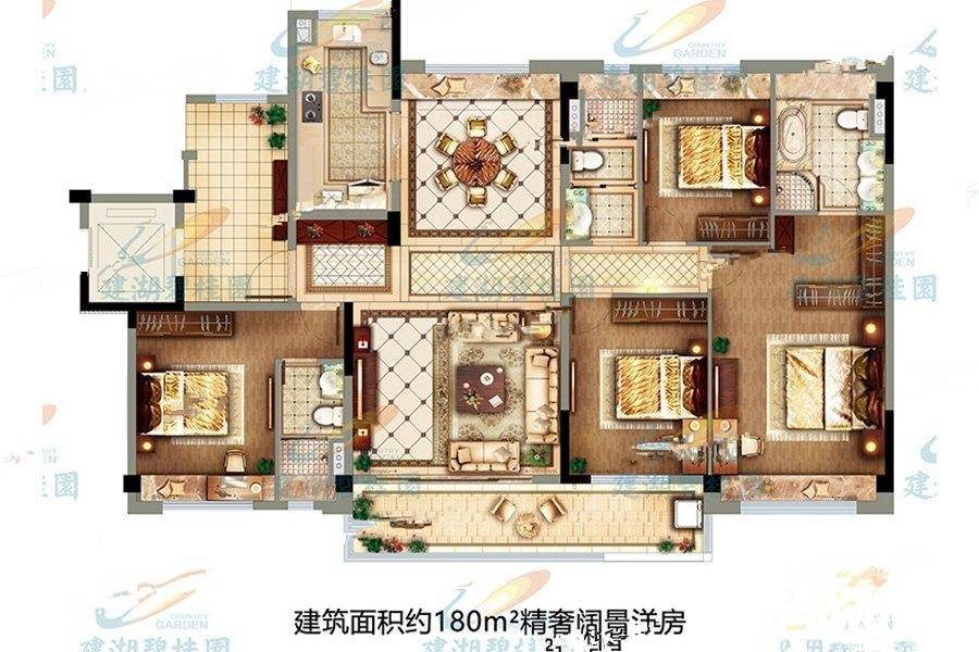 建湖碧桂园户型图