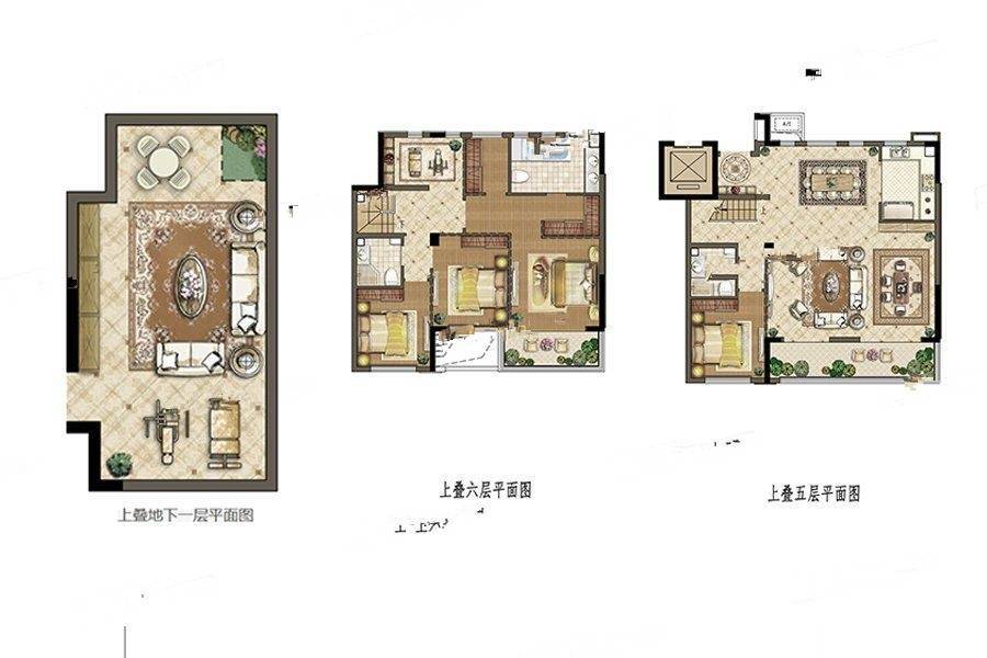 世茂璀璨星河4室2厅3卫230㎡户型图