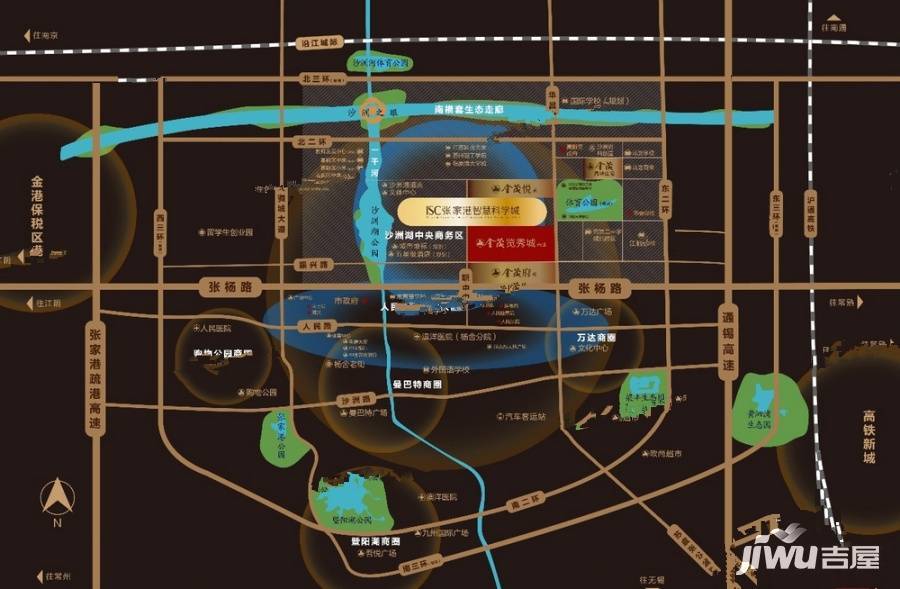 金茂智慧科学城位置交通图