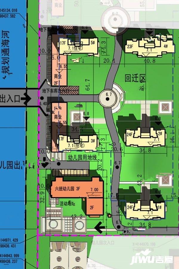 飞龙西轸新城规划图