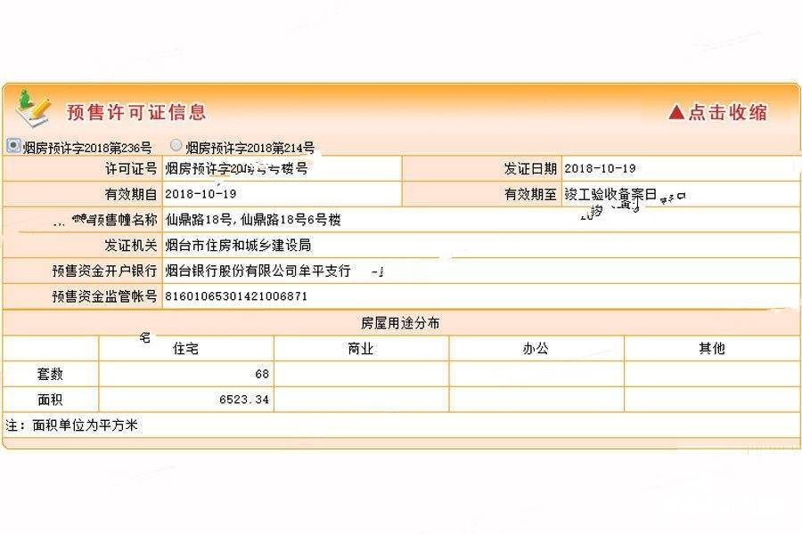 侯至府楼盘证照图片