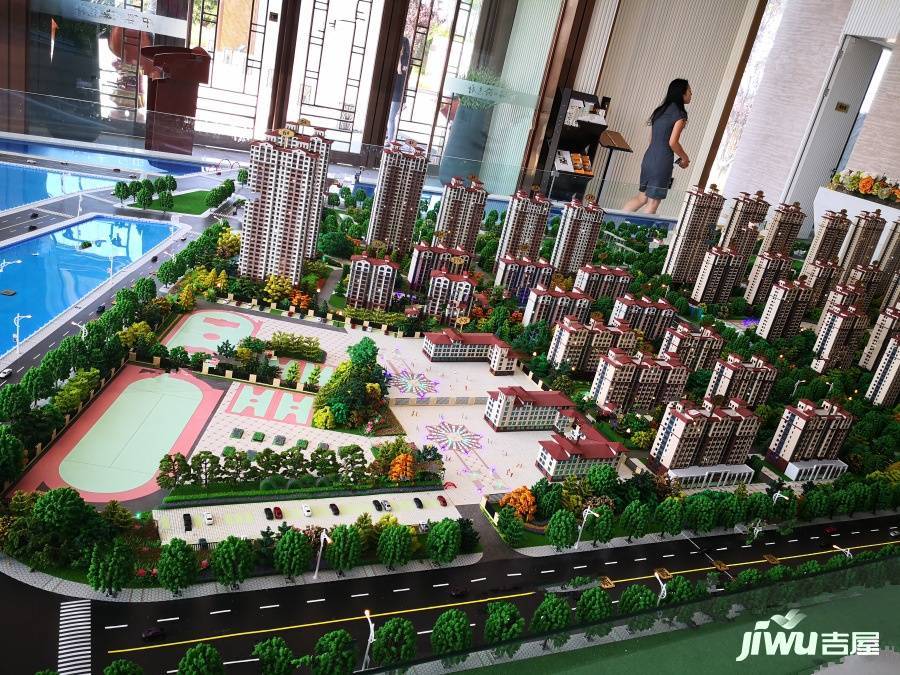 悦岛蓝湾售楼处图片