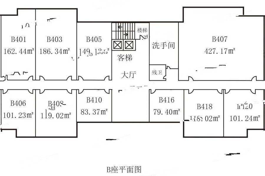 桐林1978普通住宅427.2㎡户型图