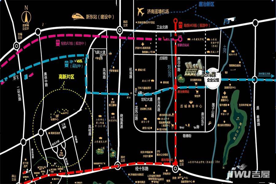 尚东企业公馆位置交通图