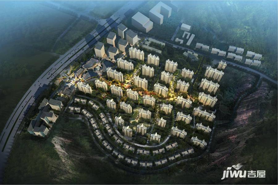 鲁能领秀公馆沙盘图图片
