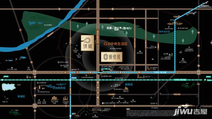璟樾位置交通图图片