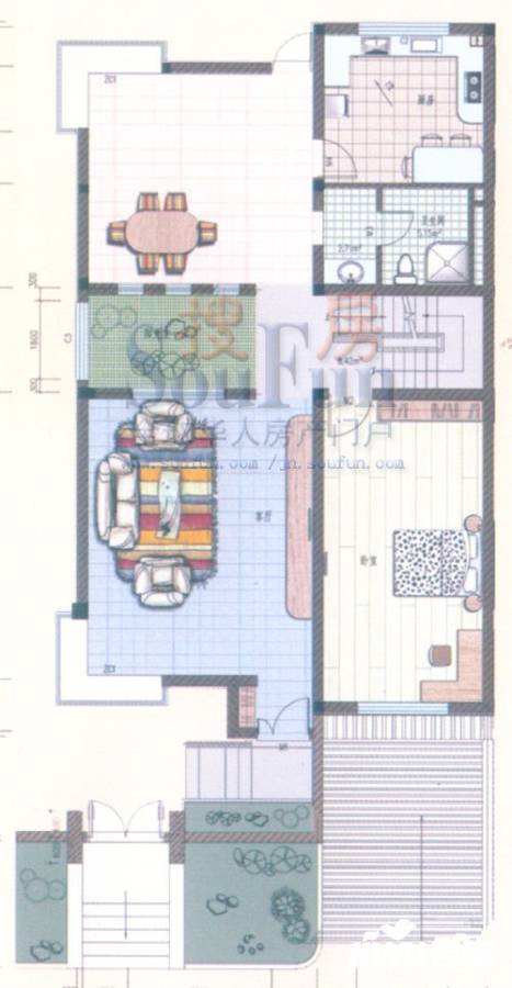 永大明珠东山花园3室0厅0卫145.2㎡户型图