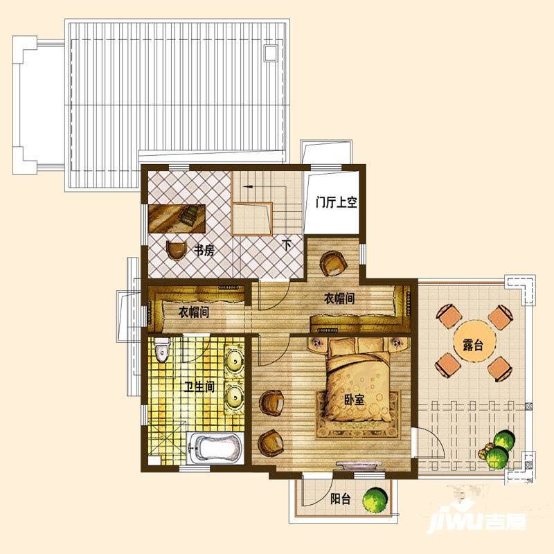 建邦原香溪谷4室2厅4卫282㎡户型图