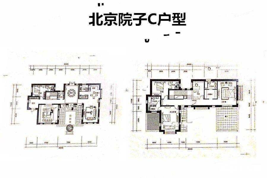 京都颐和城6室3厅5卫352.3㎡户型图