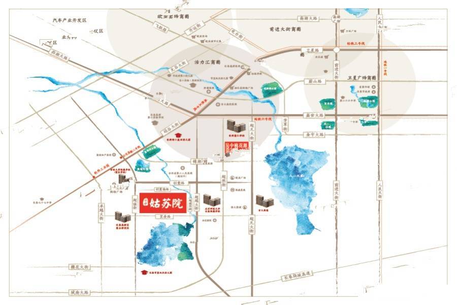 吴中姑苏院位置交通图图片