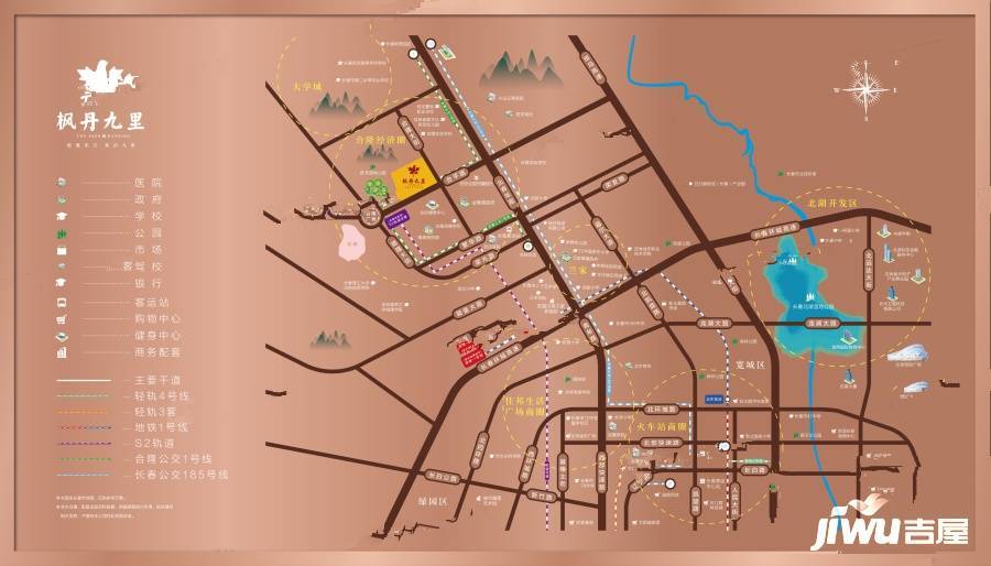 新龙枫丹九里位置交通图