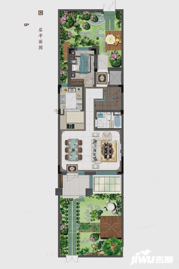 澳海富春山居7室4厅5卫150㎡户型图