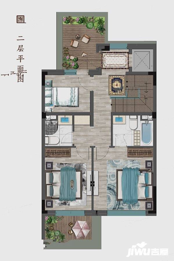 澳海富春山居7室4厅5卫165㎡户型图