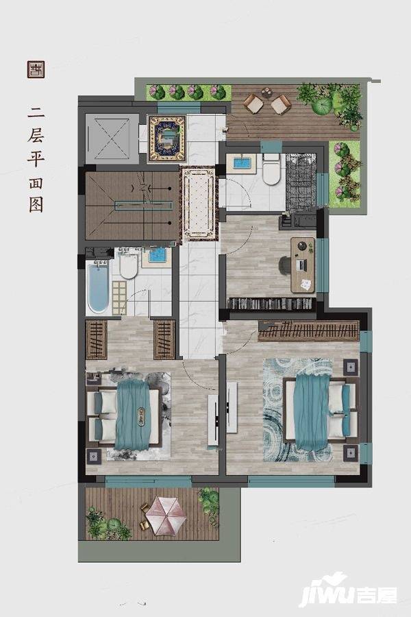 澳海富春山居7室4厅5卫180㎡户型图