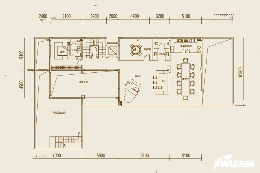 大众长春院子10室4厅11卫1270㎡户型图