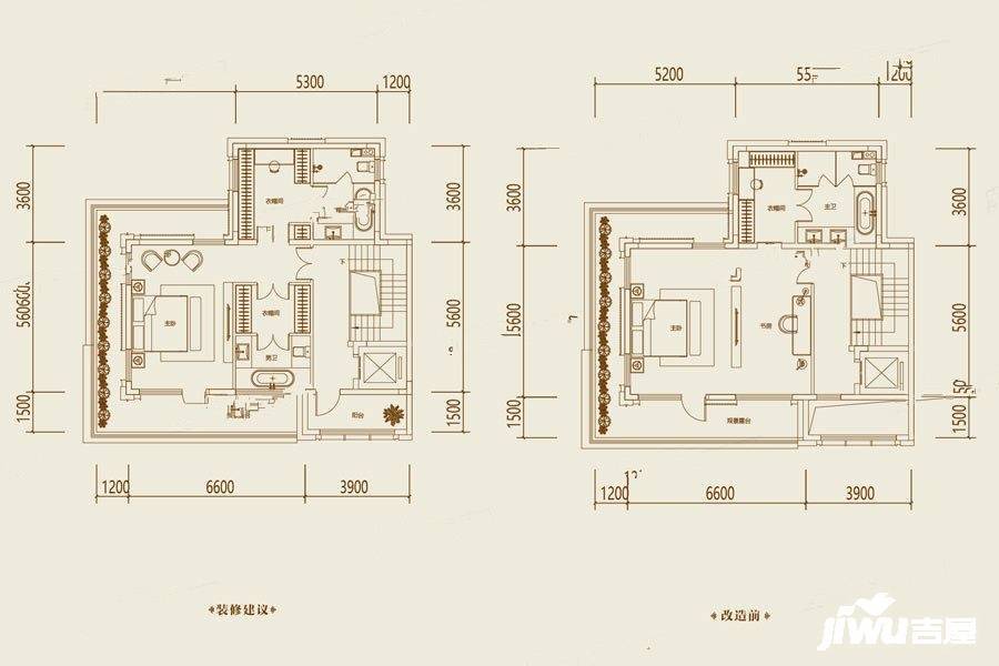 大众长春院子9室4厅8卫570㎡户型图